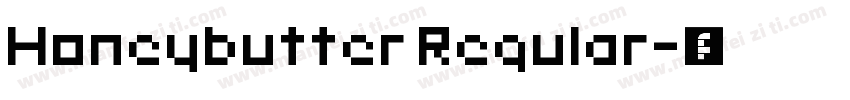 Honeybutter Regular字体转换